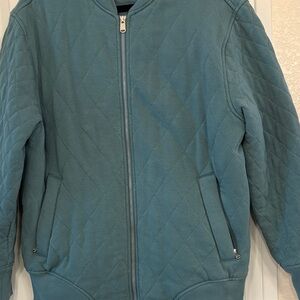 Athleta Green Quilted Jacket